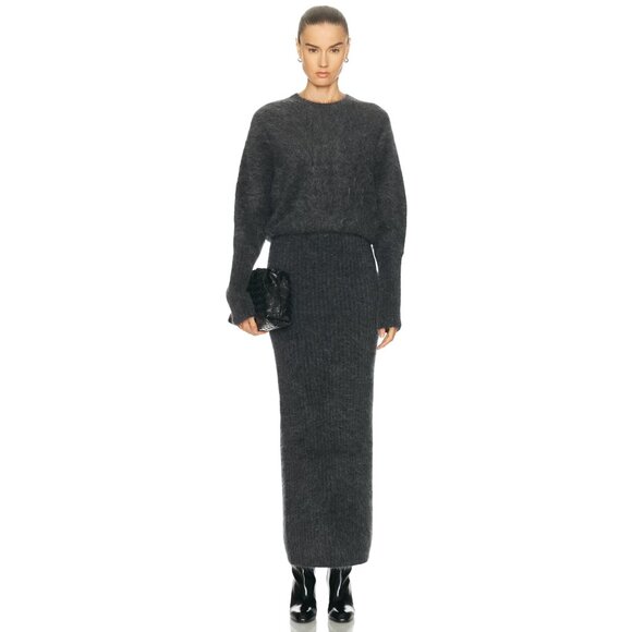 241. BY MALENE BIRGER Gislaine Hairy Dress Grey $850 NWOT Small - Picture 1 of 6